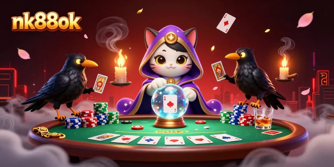 Experience exciting gameplay and win with nk88ok's dynamic poker scene featuring mystical characters.