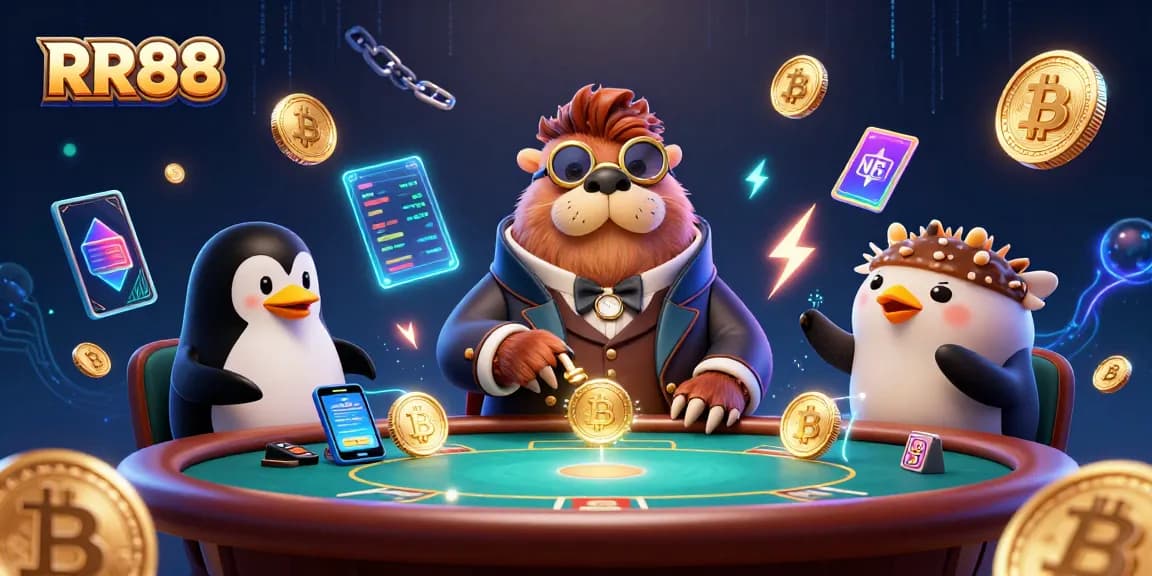RR88 engages players with thrilling underwater poker action featuring animated characters.