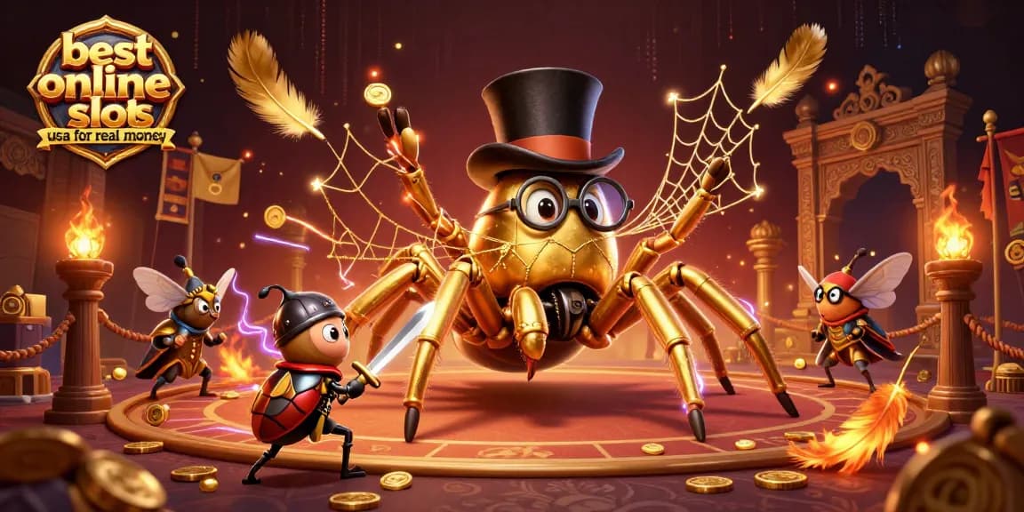 Experience the thrill with the best online slots USA for real money, featuring engaging characters and rich casino elements.