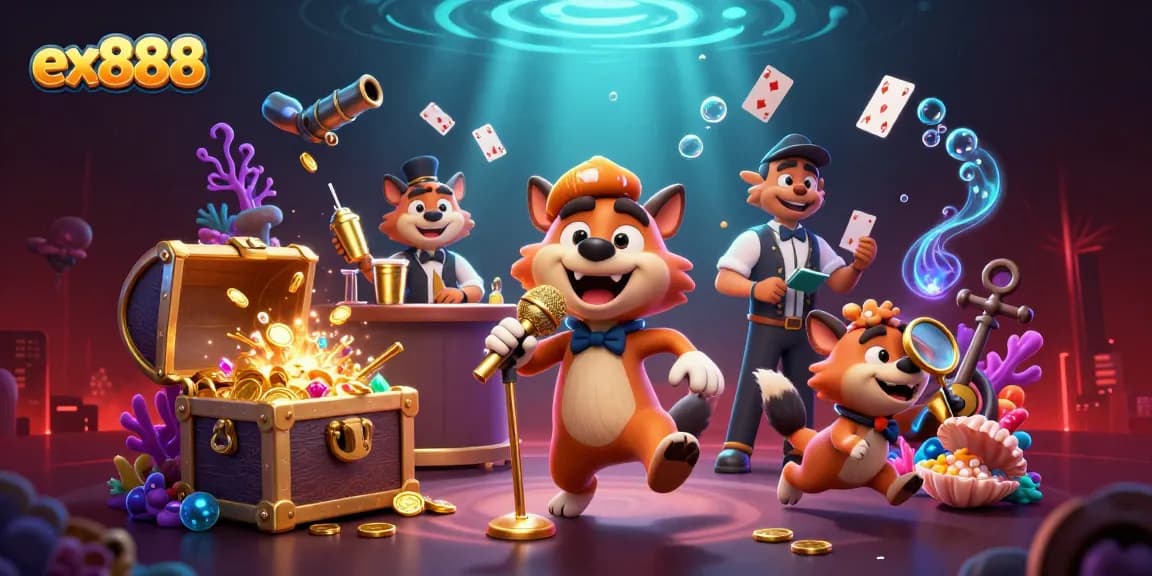 Experience the excitement of ex888 as comedy hyenas enhance your casino gaming experience.
