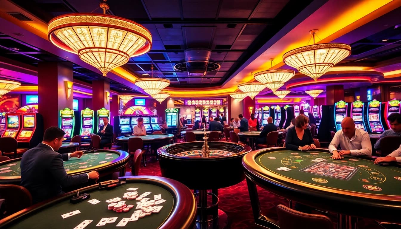 Players enjoy thrilling card games at SODO Casino, showcasing excitement and strategy.