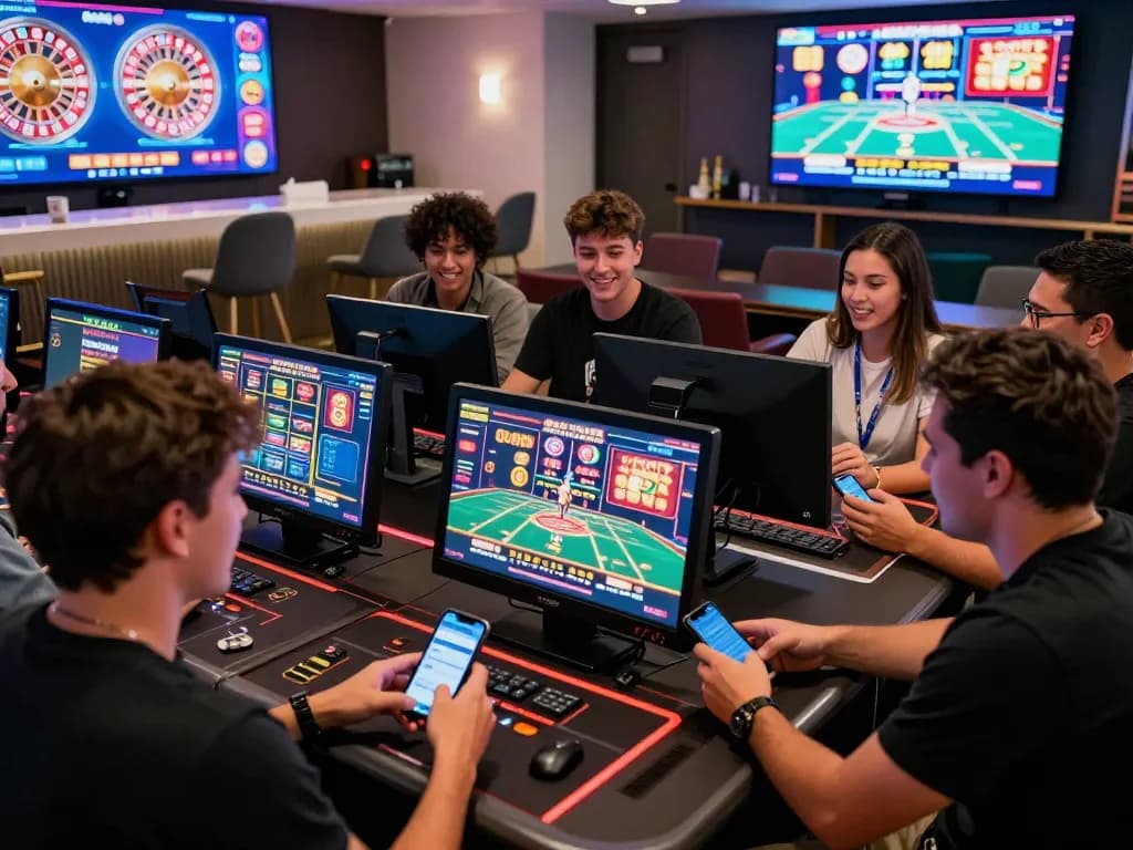 Friends enjoying the engaging online casino experience on 789club with live games and promotions.
