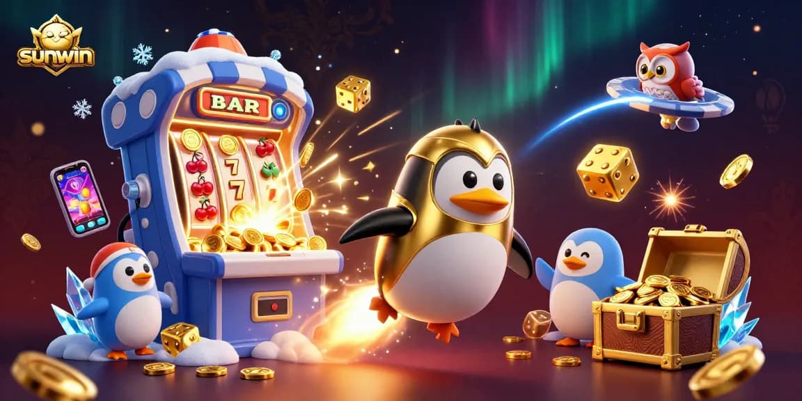 Spin to win massive jackpots at sunwin's exciting casino games with golden penguins and more!