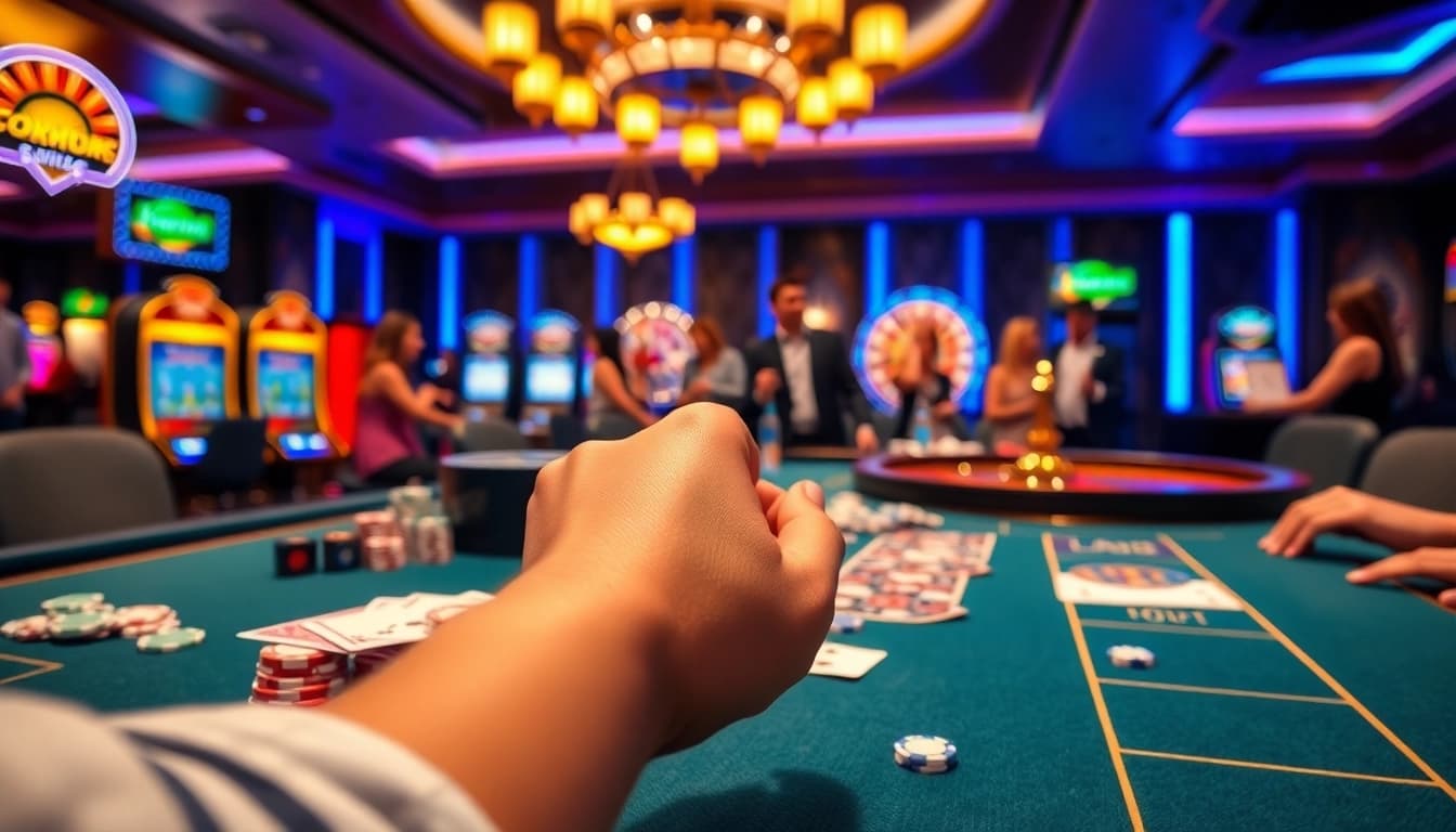 Experience thrilling wins at rik vip with vibrant casino tables and lively games.