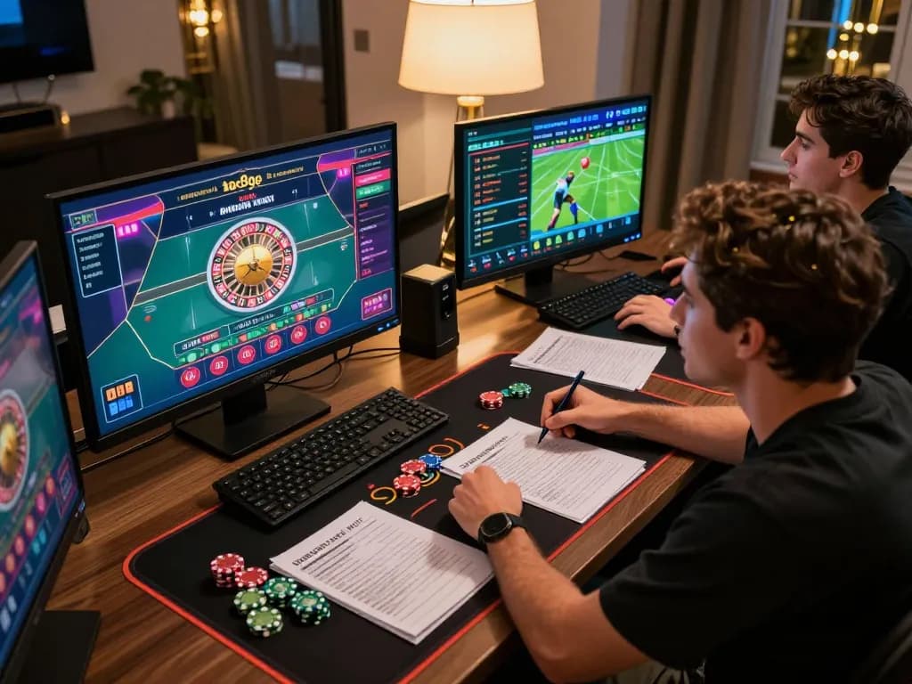 Experience strategic gameplay at abc8go, a leading online casino, with a live dealer roulette session and sports betting apps visible