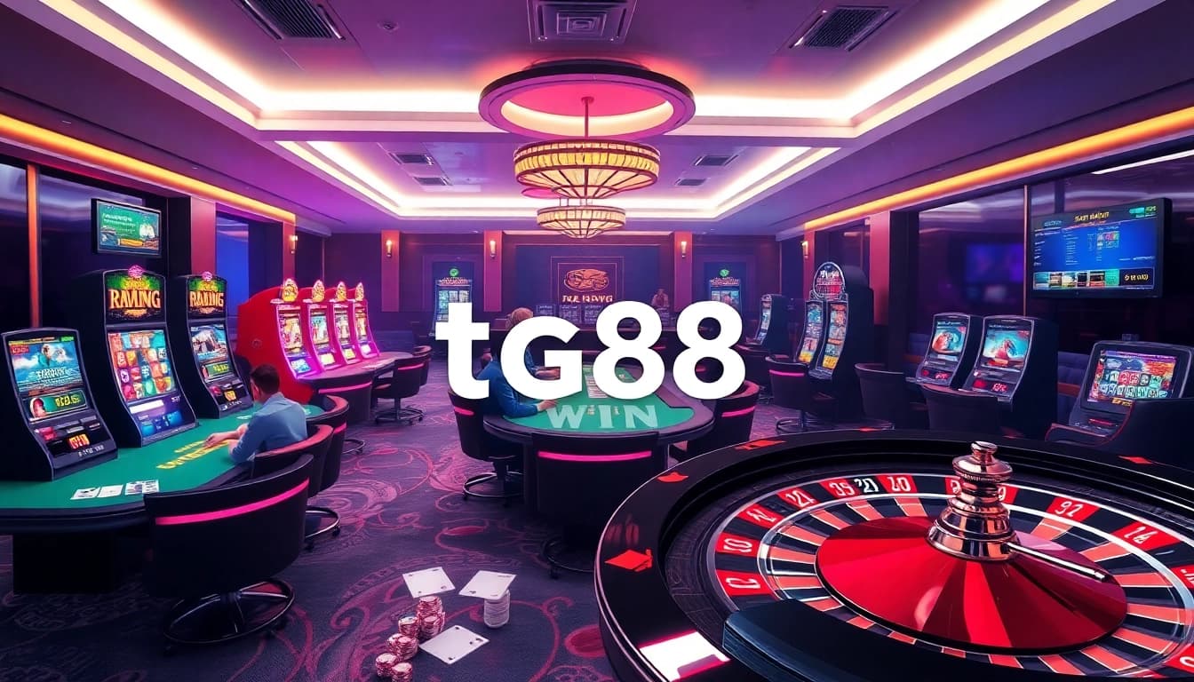 Feel the thrill of gambling at tg88 win while enjoying poker and slot games in a vibrant casino atmosphere.