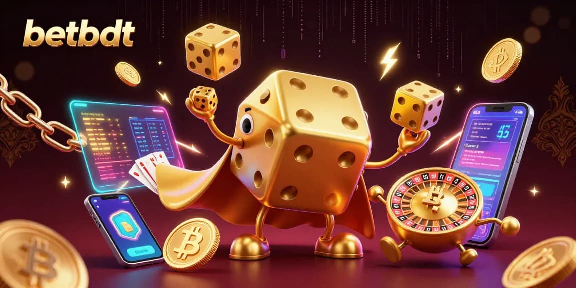 Experience the thrill of betbdt with dynamic 3D characters and vibrant casino elements.