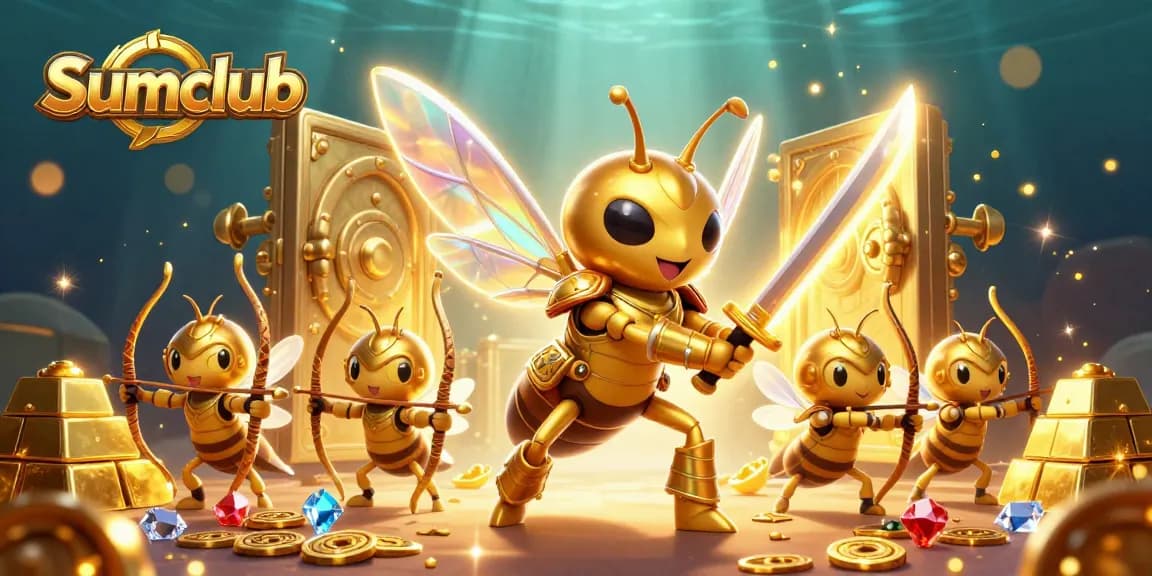 Sumclub illustration showcasing engaging gameplay elements and vibrant casino-themed visuals