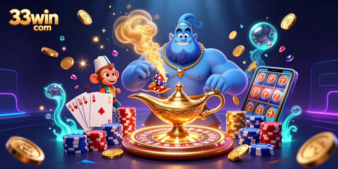 Experience thrilling wins at 33win com with colorful casino elements and animated excitement.