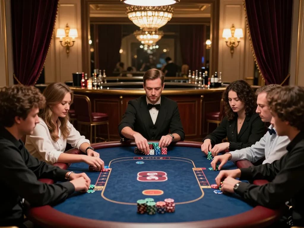 Experience the excitement of playing poker with fellow enthusiasts at TA88's upscale casino