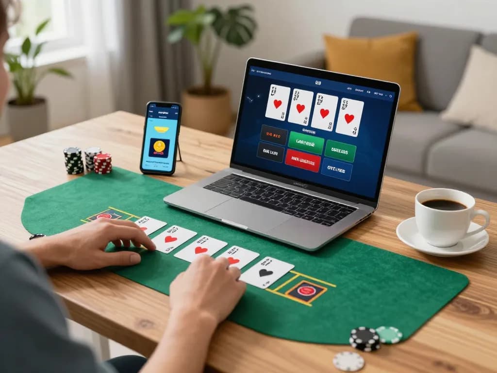 Player using sunwin app on smartphone while enjoying live dealer blackjack