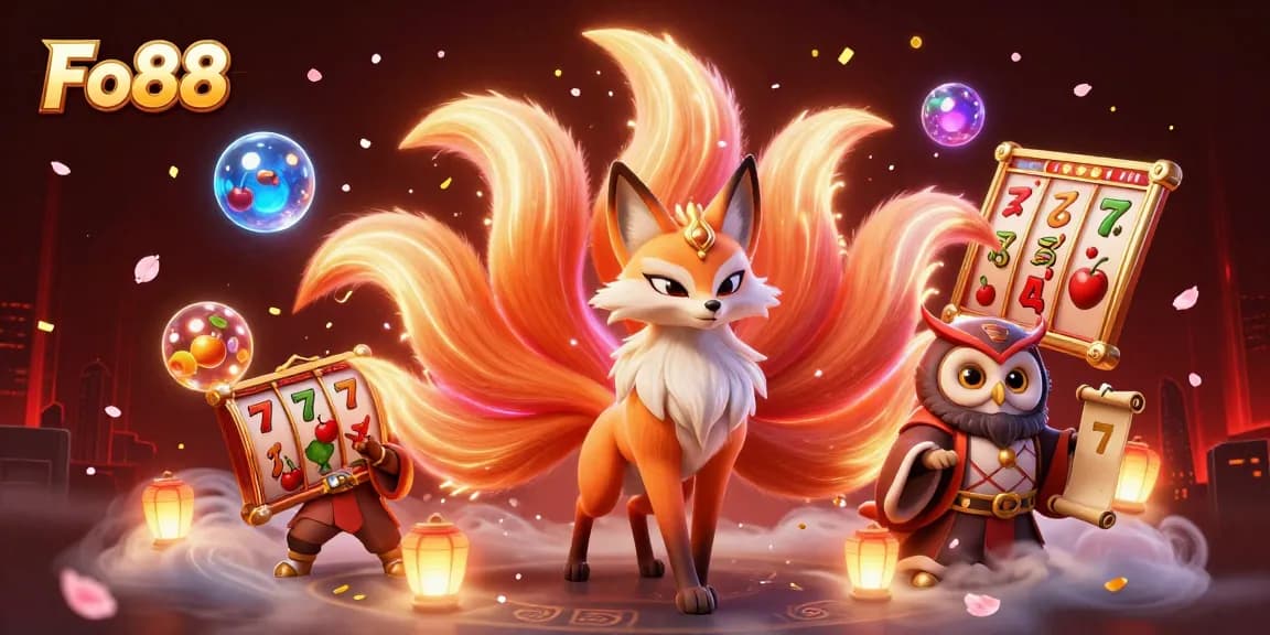 Engage with the vibrant Fo88 online casino experience featuring a mystical atmosphere and captivating game elements.