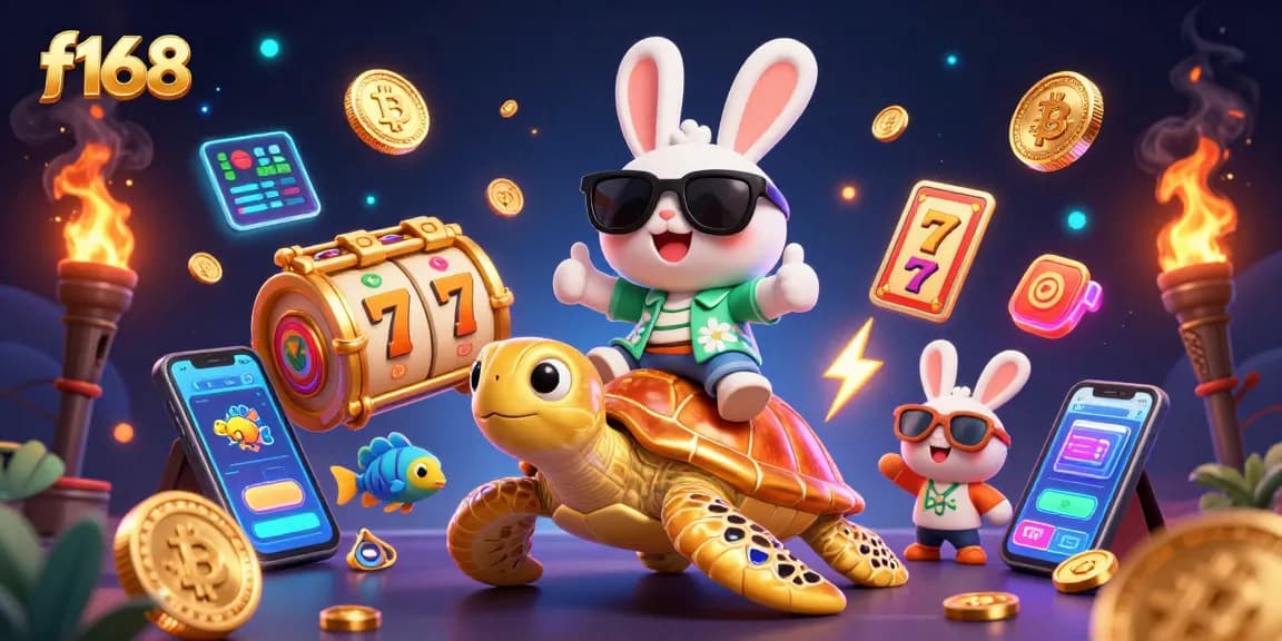 Catch exciting jackpots at f168 with fun games featuring vibrant characters and colorful slot reels.