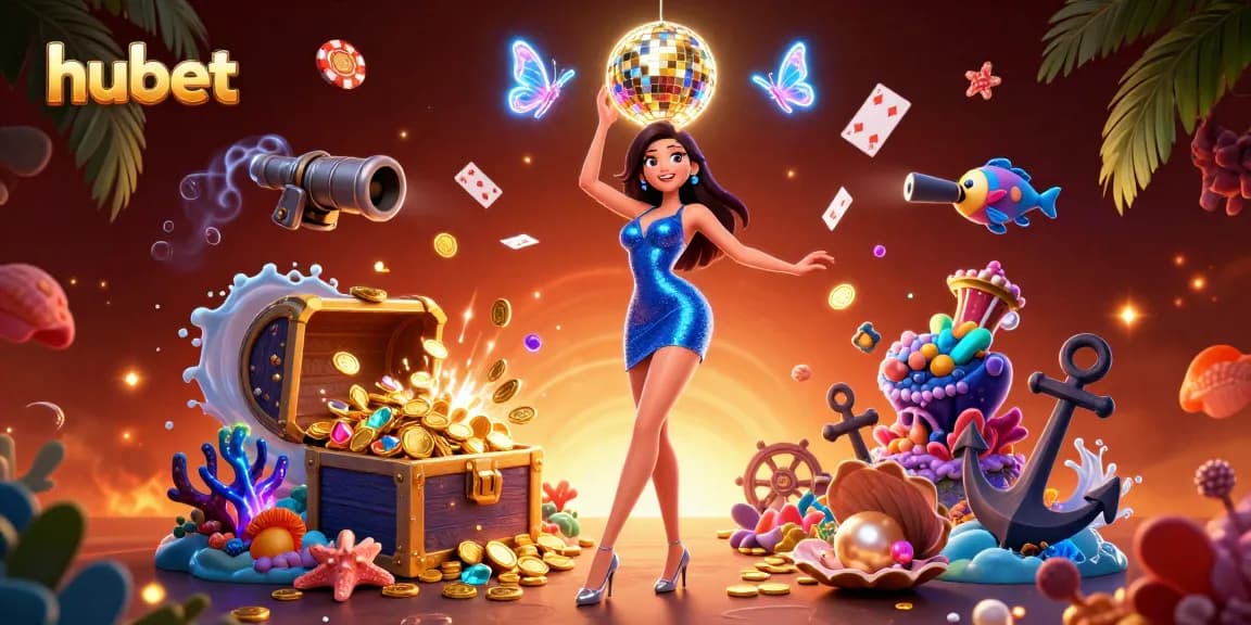 Engage in thrilling gameplay at hubet, experiencing vibrant casino action with dynamic characters.