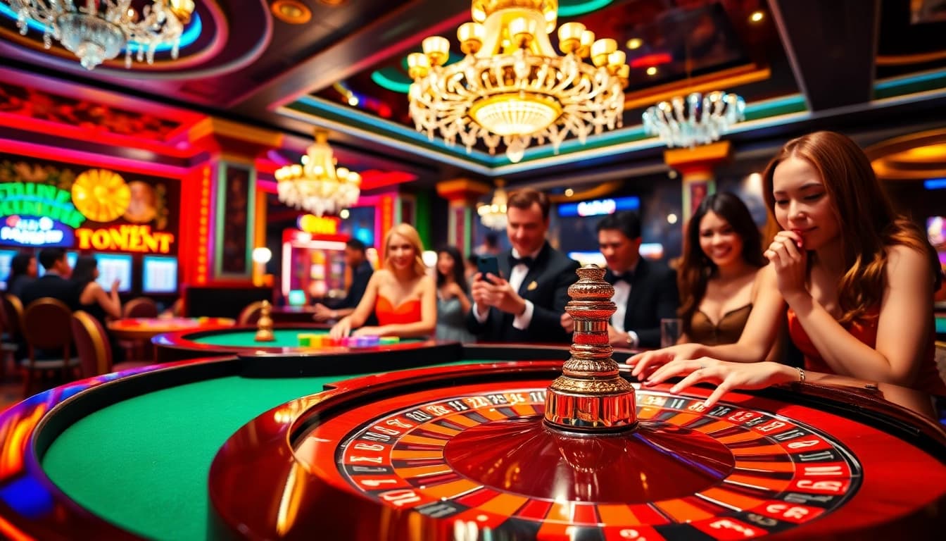 Experience the thrill of winning with link rr88 at an exciting casino roulette table.