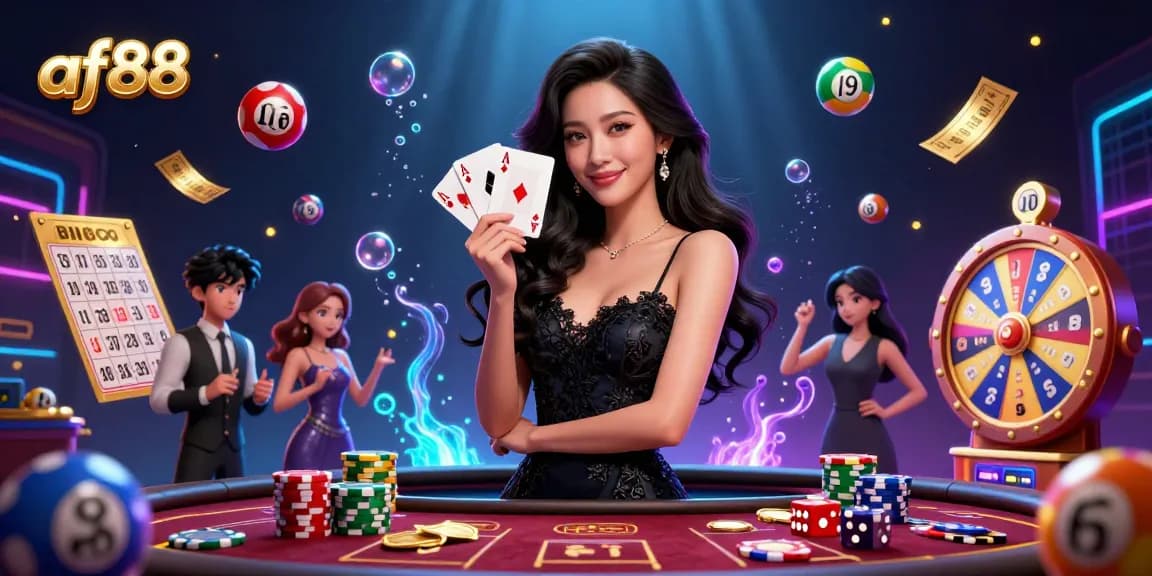 Experience thrilling gameplay at af88 with a sophisticated casino atmosphere and exciting lottery elements.