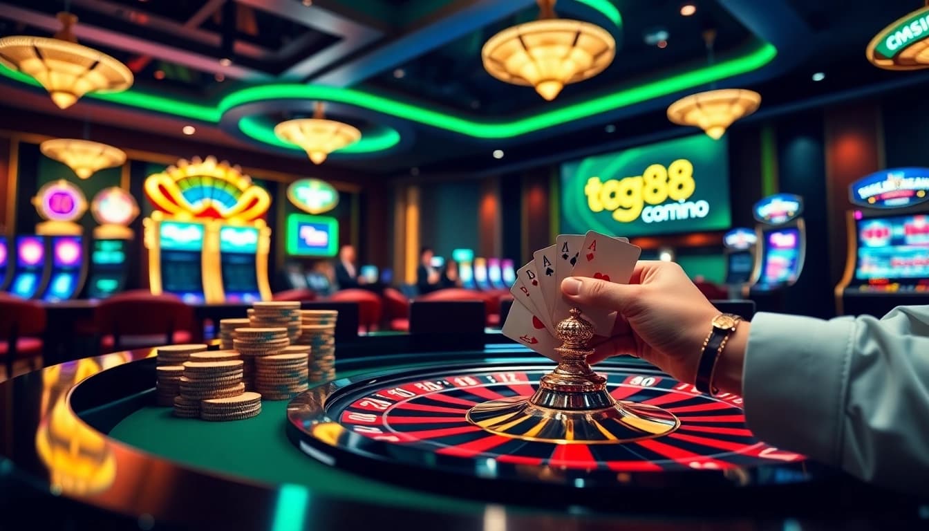 Experience the thrill of betting at tg88 com with glamorous casino games and vibrant visuals.