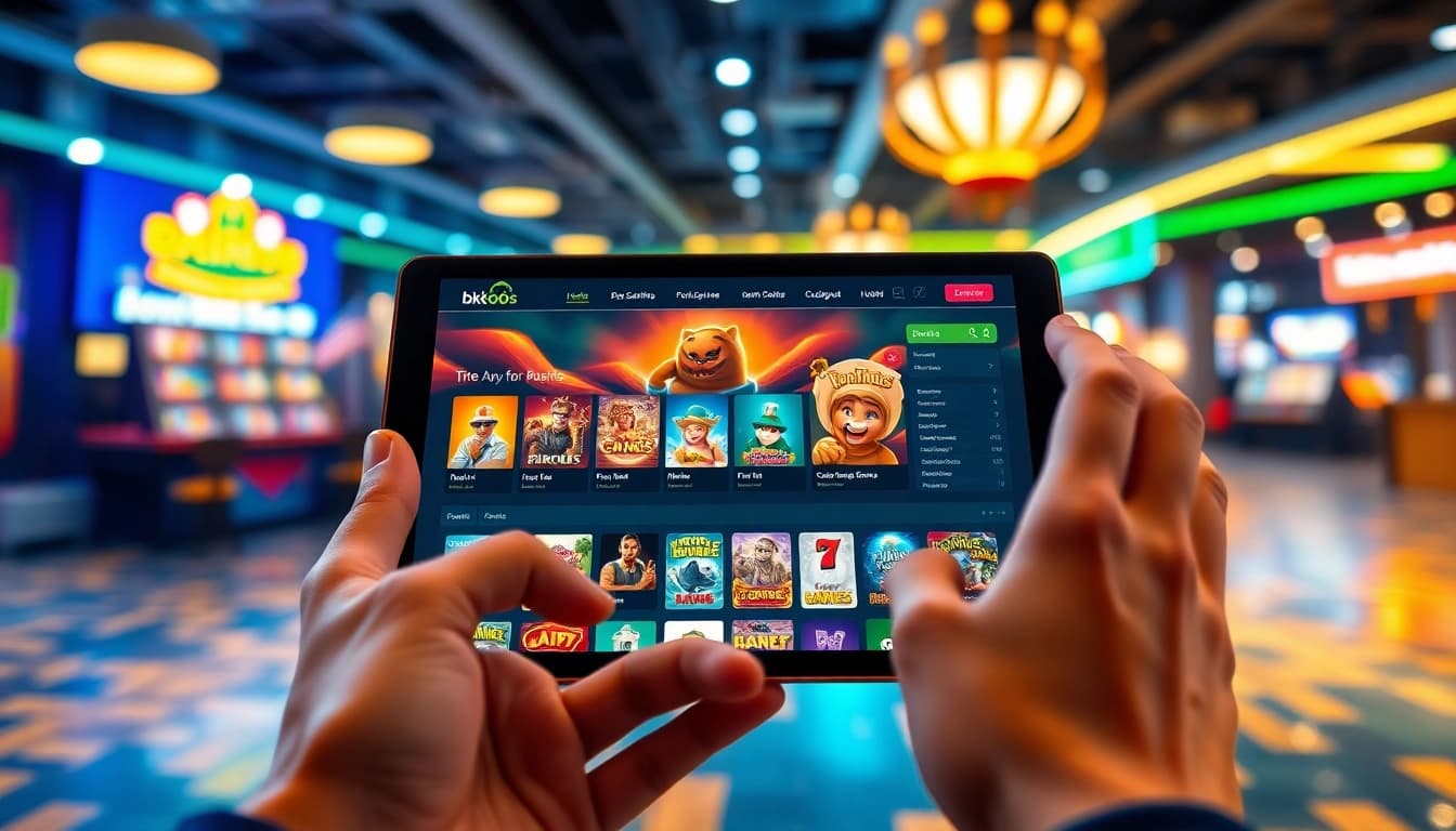 Engaging interface of bk860s.com showcasing vibrant online gaming experience.