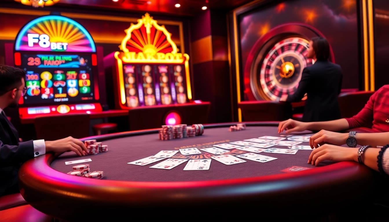 Experience the thrill of F8 BET with vibrant casino games and excitement.