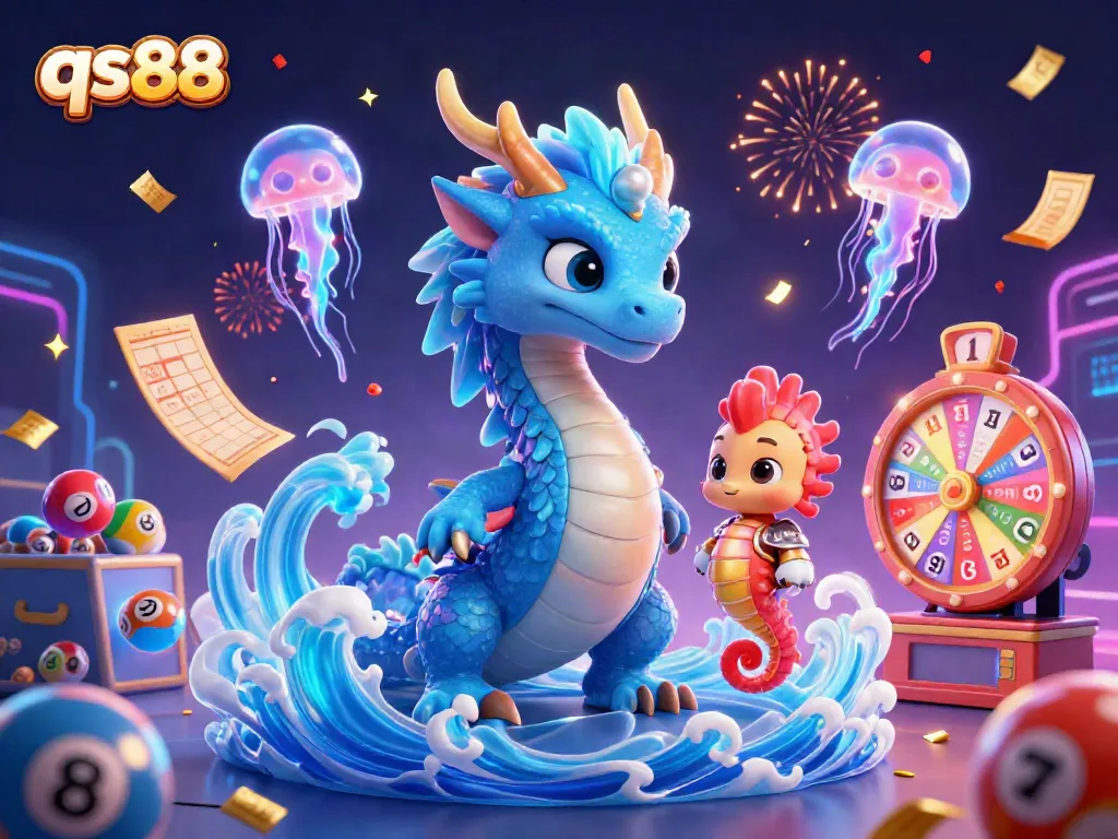 Experience the excitement of qs88 with vibrant lottery elements and magical underwater creatures