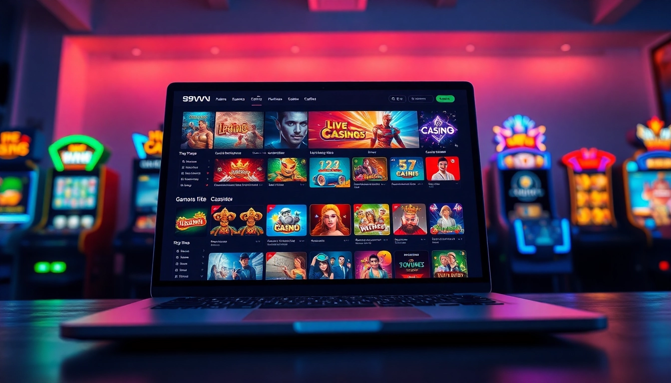 Exciting online gaming interface of 69VN showcasing diverse betting options and vibrant games.