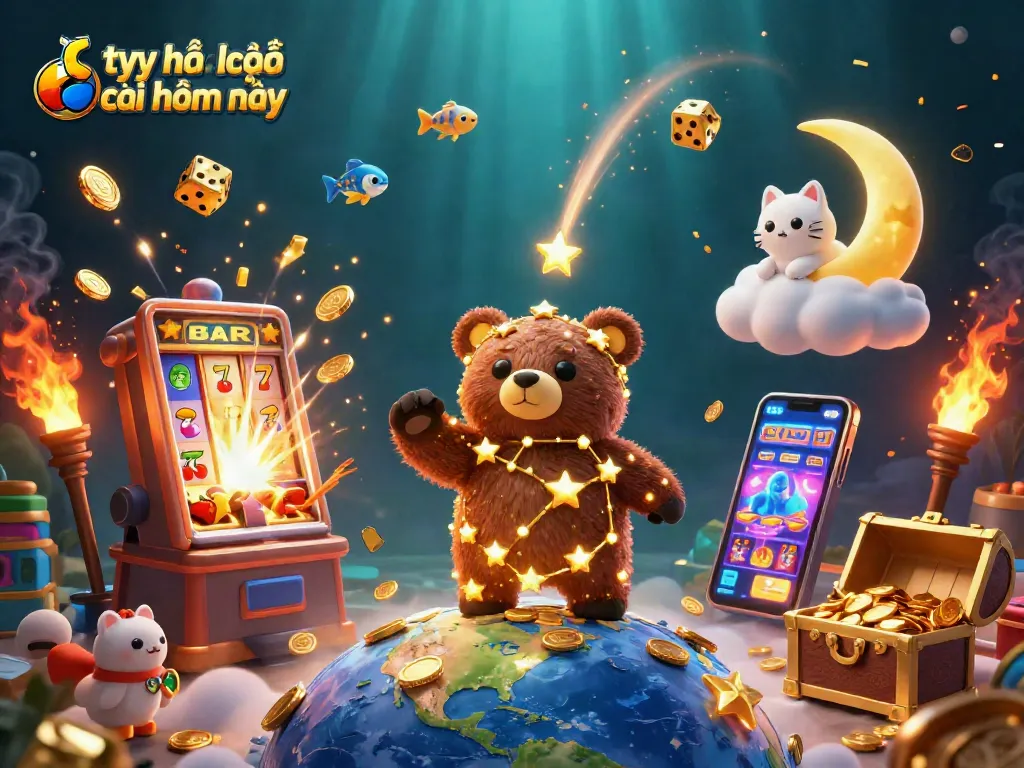 Engage with tỷ lệ kèo nhà cái hôm nay through an exciting 3D casino illustration brimming with action!