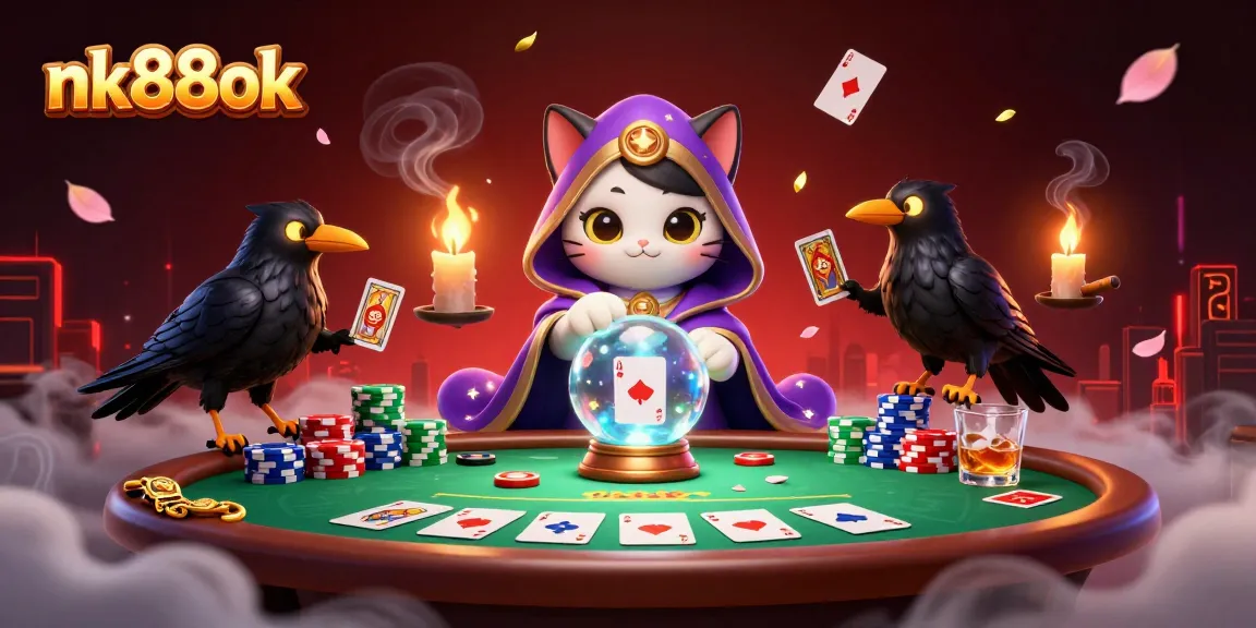 Experience exciting gameplay and win with nk88ok's dynamic poker scene featuring mystical characters.