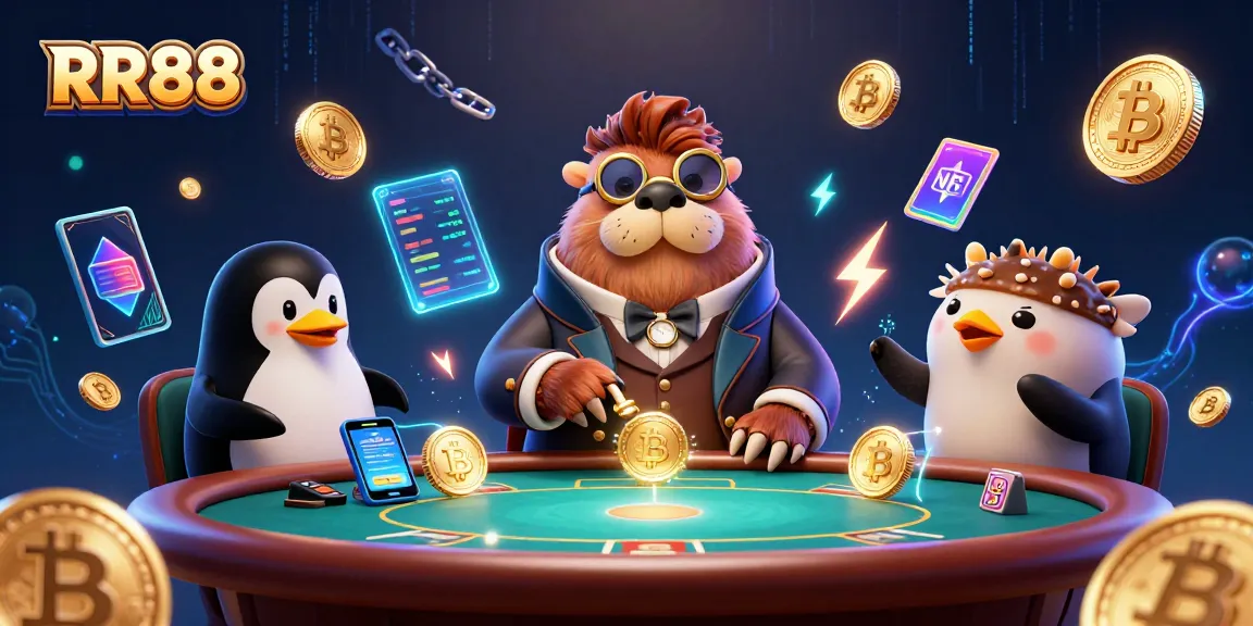 RR88 engages players with thrilling underwater poker action featuring animated characters.