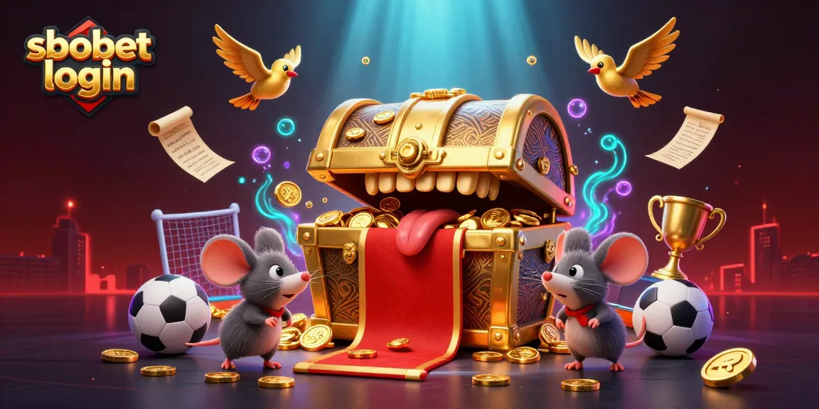Engage in sbobet login with an exciting scene of sports betting elements and adventurous characters promising riches