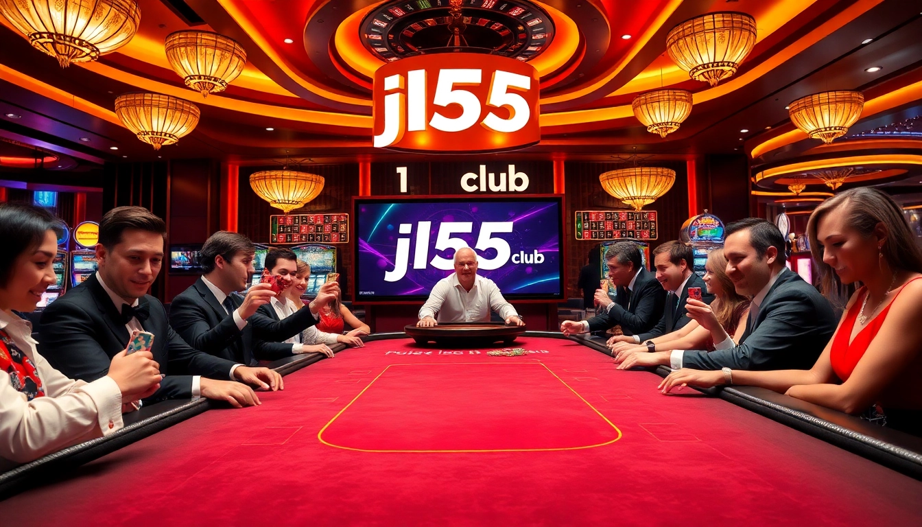 Experience thrilling gameplay at jl55 club with exciting table games and vibrant casino elements.