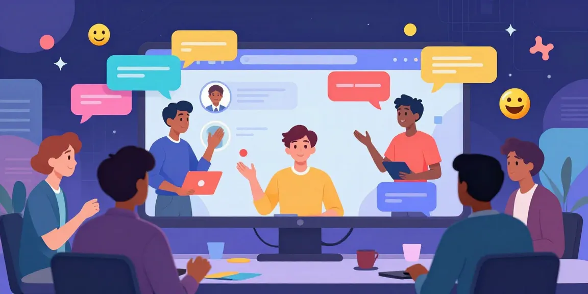 Engaging characters in vibrant ecchi chat ai conversation within a lively digital environment