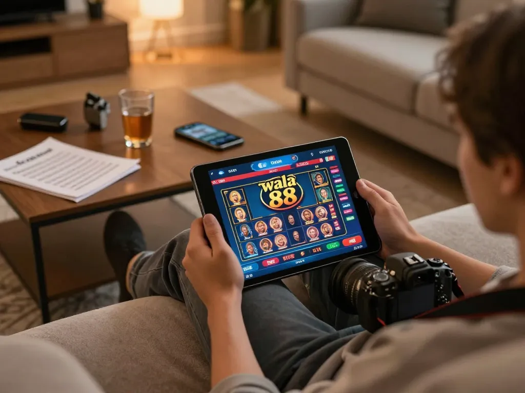 Experience dynamic betting on wala 88's live casino platform from your cozy home.