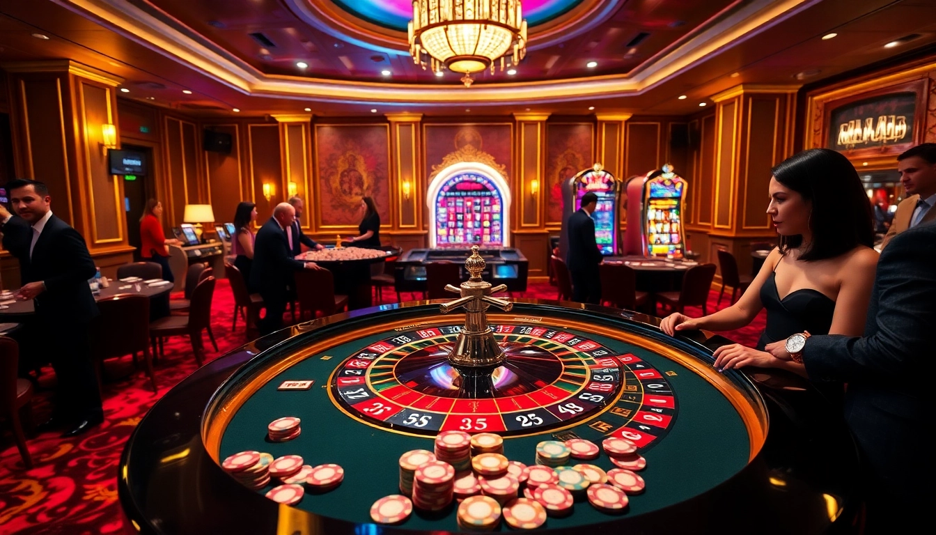 Experience the thrill of high-stakes gaming at 99ok with a luxurious casino atmosphere.