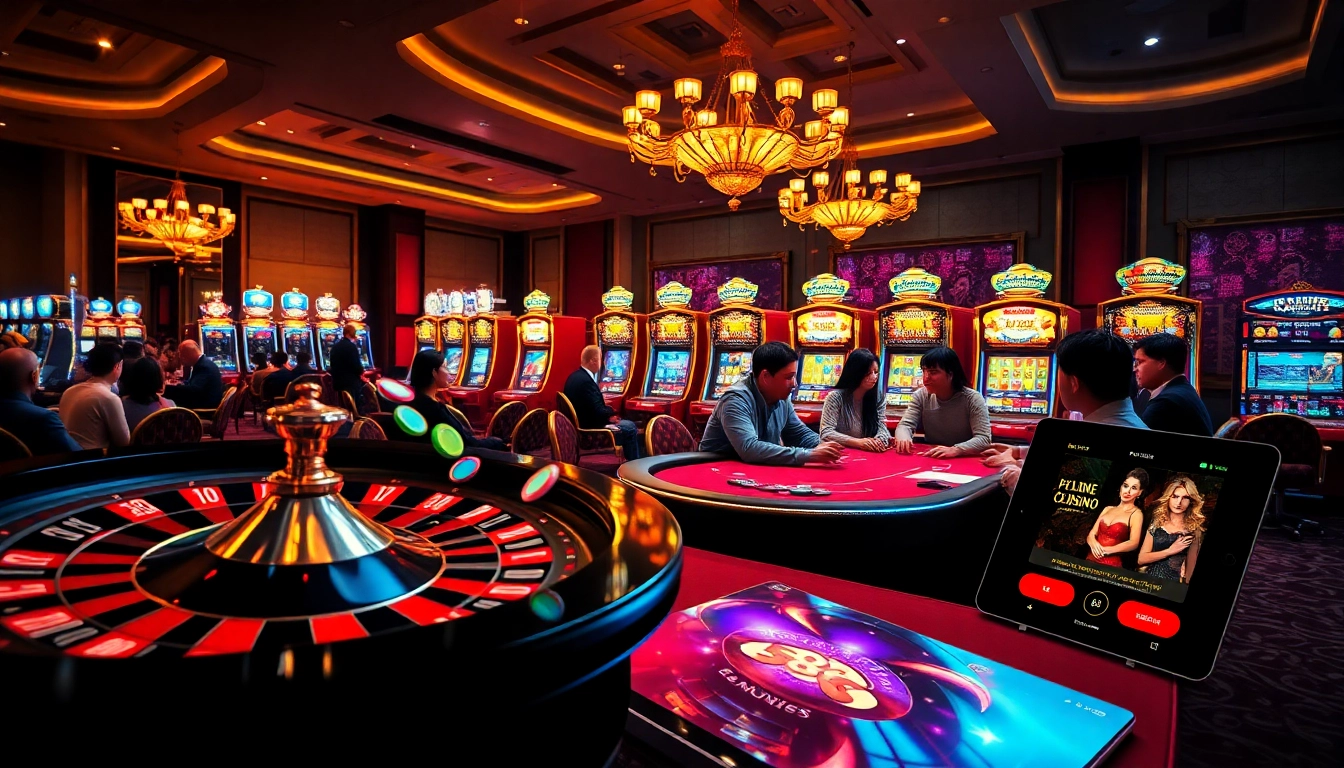 Engage with the app - đăng ký nhận 58k while enjoying a luxurious casino experience featuring a roulette wheel and poker games.