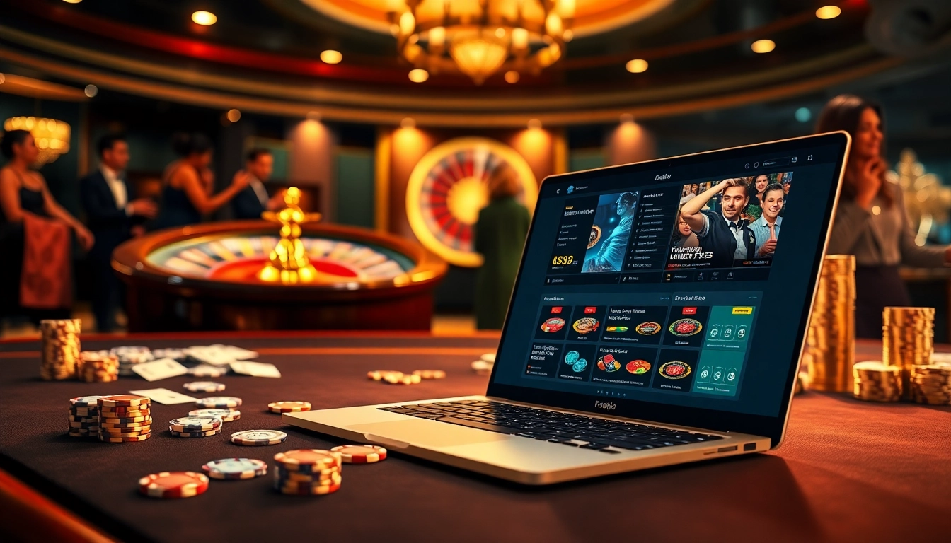 Experience the excitement of online gambling with 888P at a sophisticated casino table.