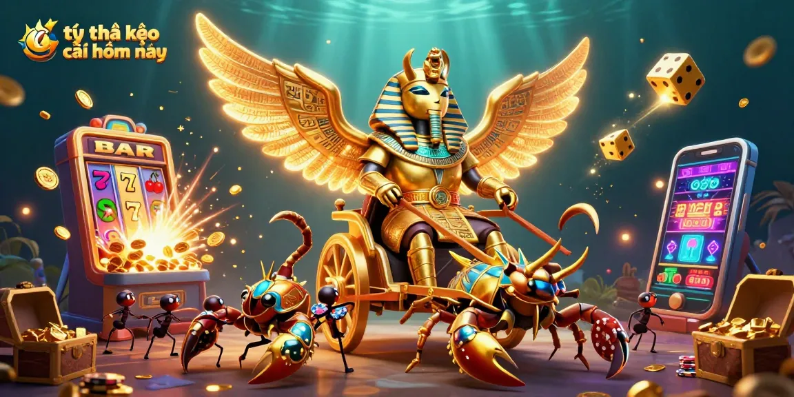 Engage with tỷ lệ kèo nhà cái hôm nay in this vibrant 3D illustration showcasing a thrilling betting experience.