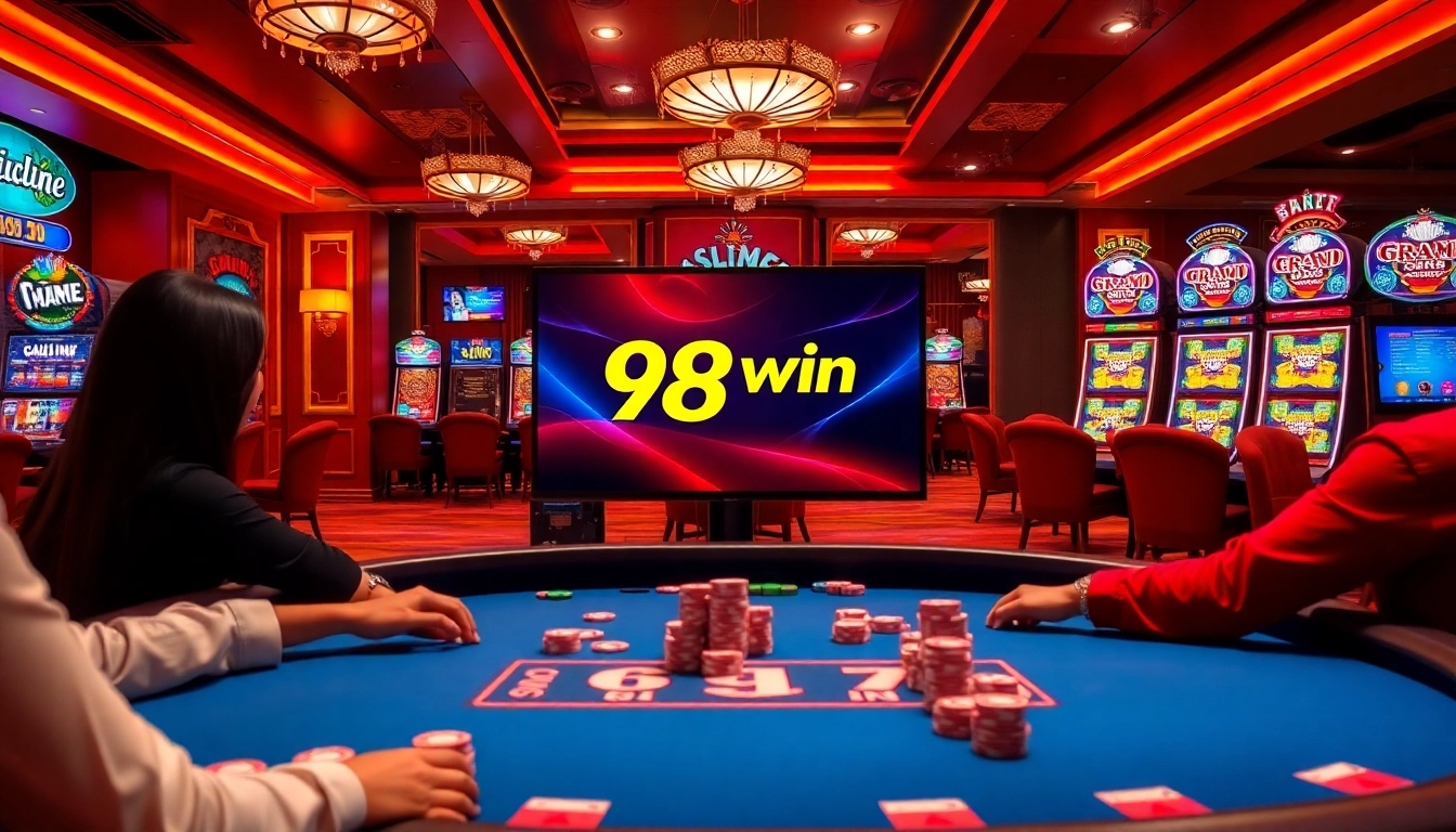Experience Game bài 98win with exciting card games and vibrant casino atmosphere.
