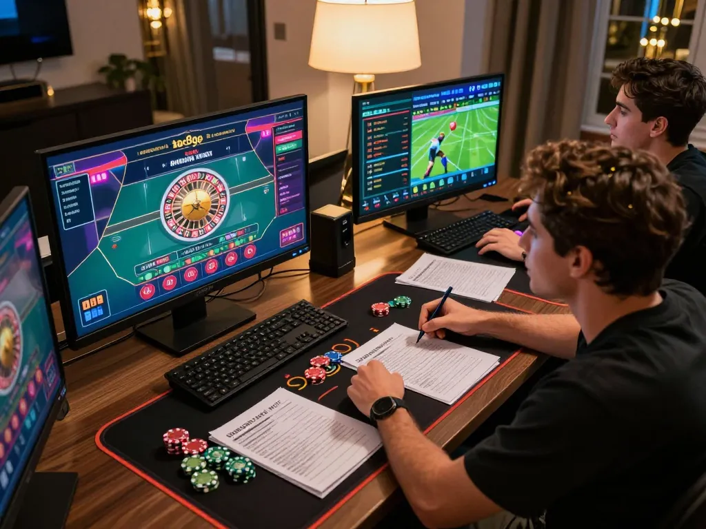 Experience strategic gameplay at abc8go, a leading online casino, with a live dealer roulette session and sports betting apps visible