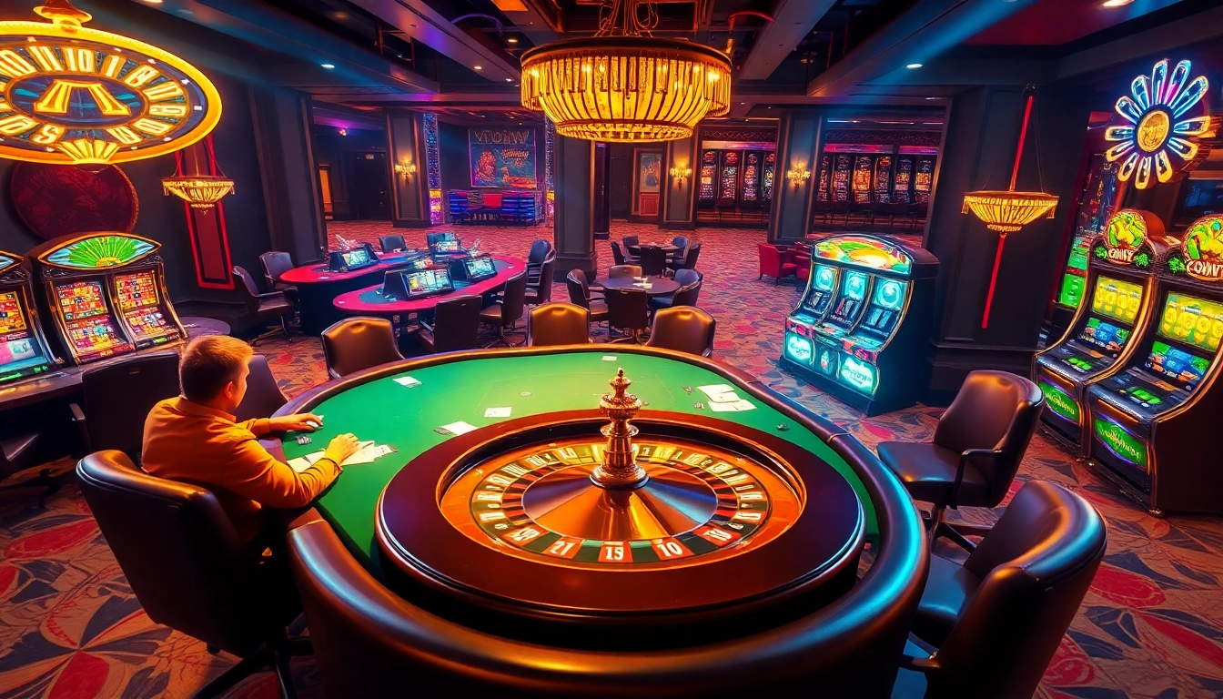 Experience thrilling card games at rik vip's luxurious casino setting, showcasing engaging poker action.