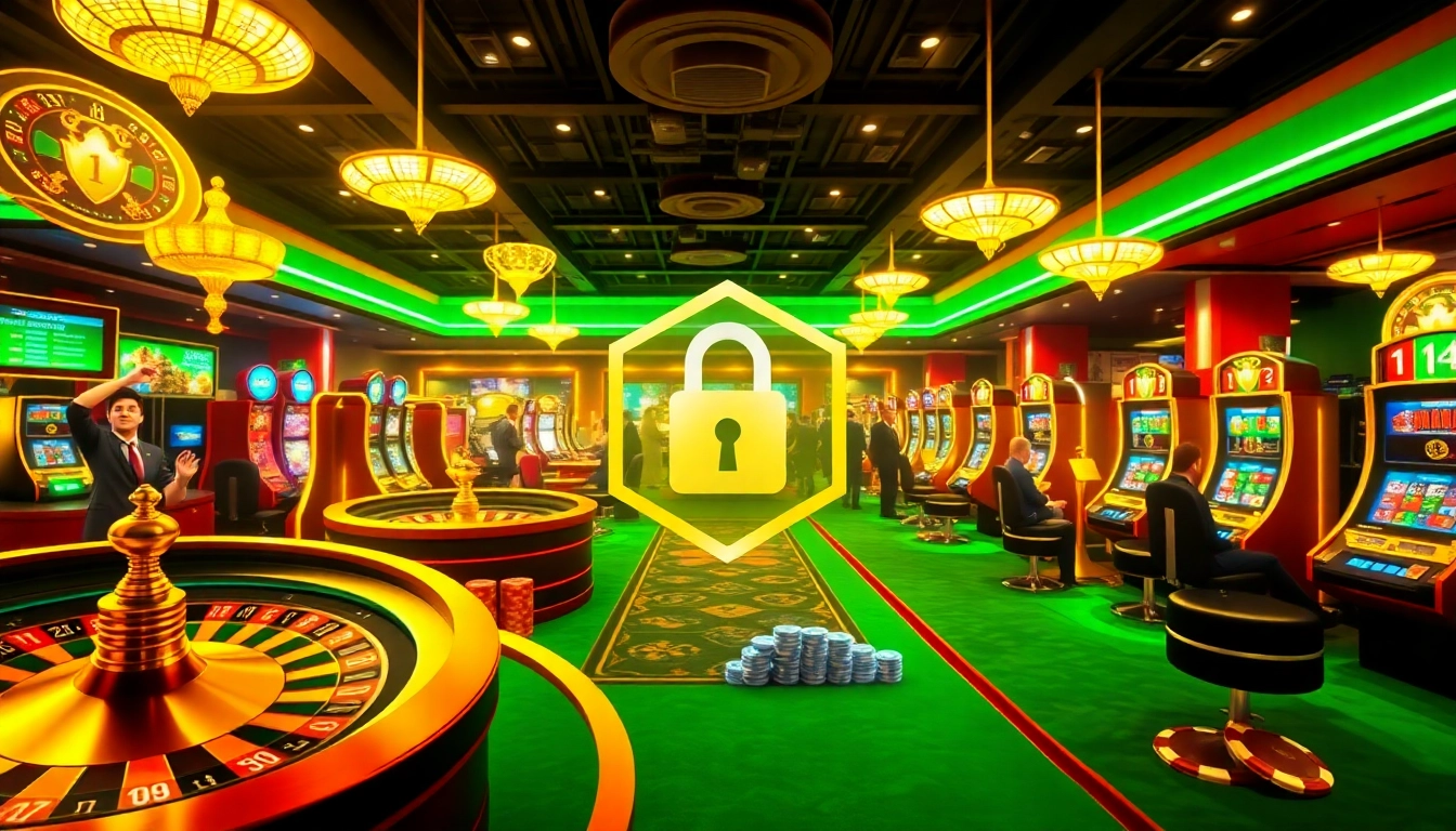 Engage with casino games at https://rr999.net/ featuring roulette wheels and slots in a vibrant online setting.
