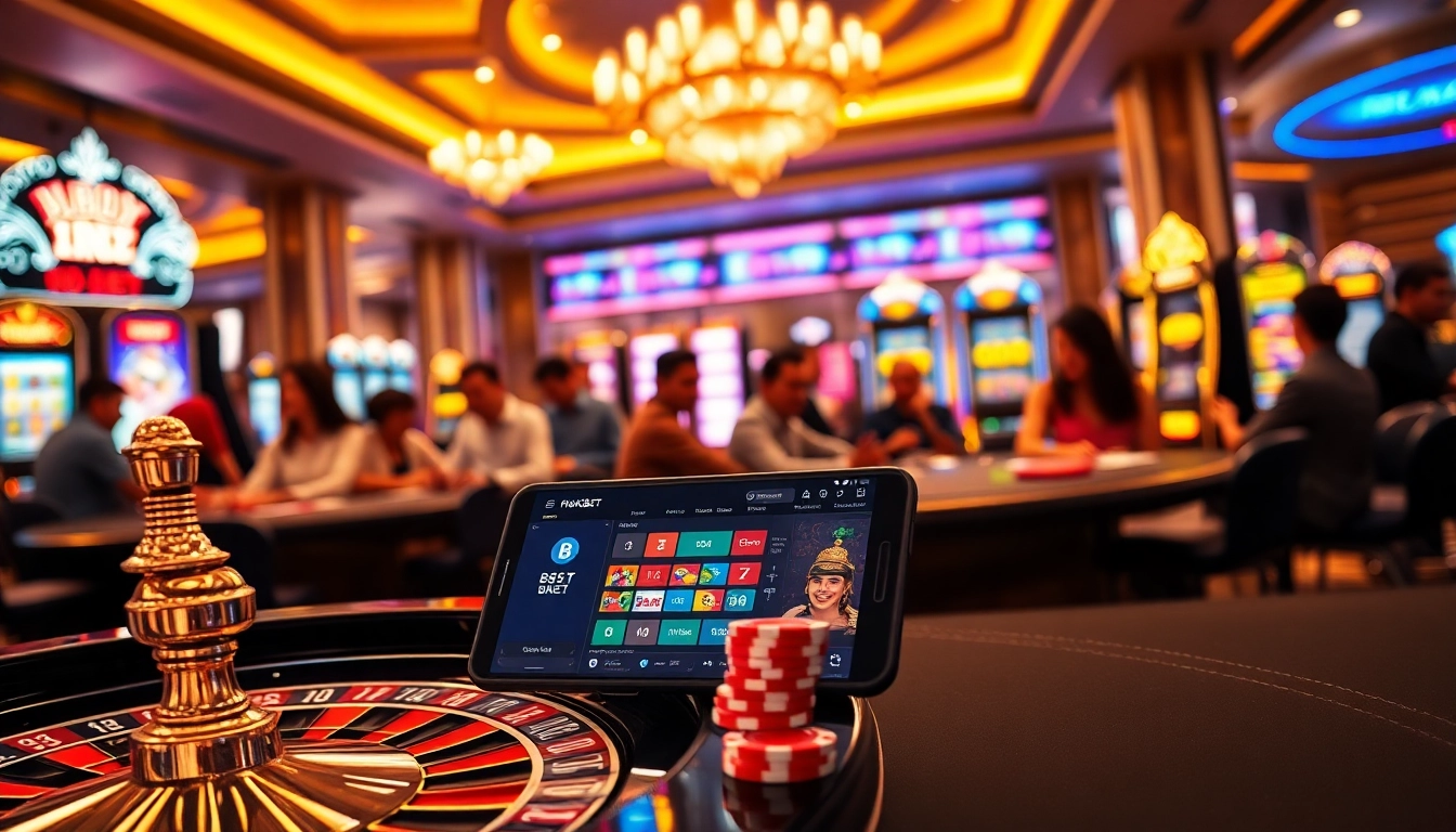 Nạp tiền 8KBET on a casino table showcasing exciting gambling elements and a user-friendly interface.
