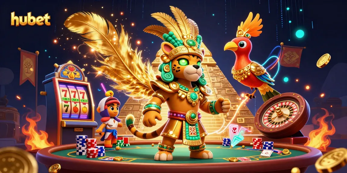 Engage in thrilling gameplay at hubet with Mayan-inspired casino elements and vibrant visuals.