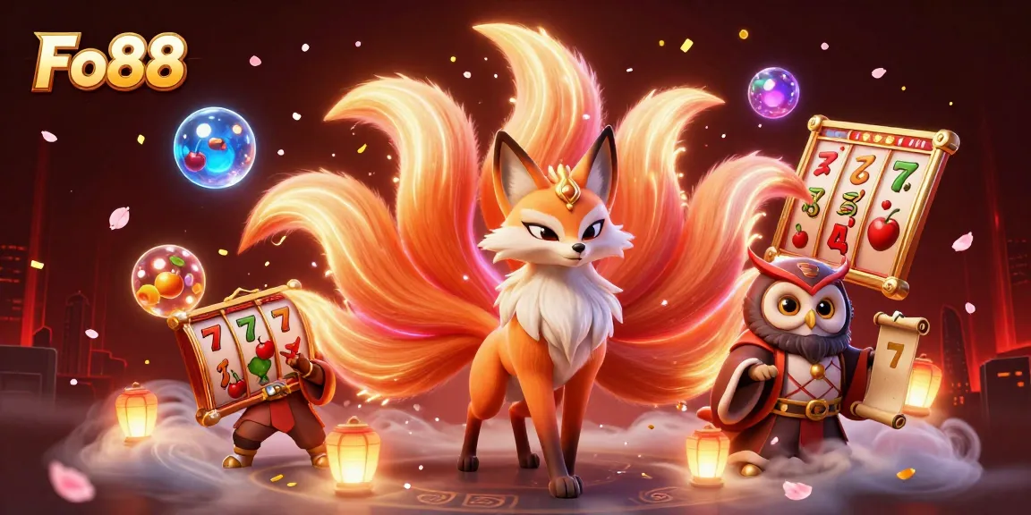 Engage with the vibrant Fo88 online casino experience featuring a mystical atmosphere and captivating game elements.