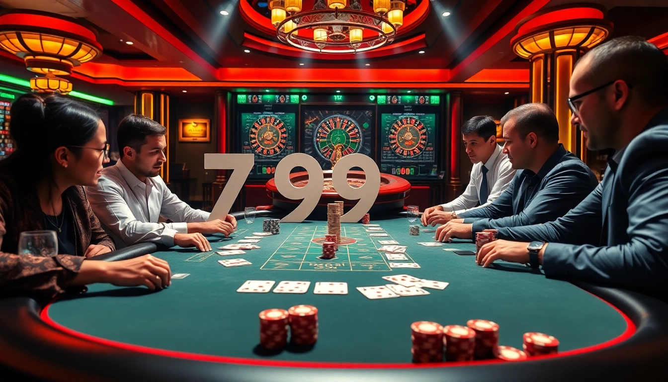 Experience high-stakes poker action with 789win vip in a luxurious casino setting.