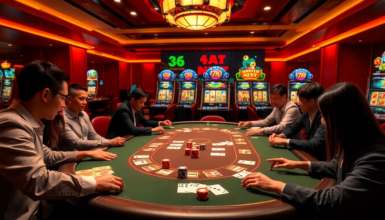 Experience the thrill of gambling at uu88vn.com with vibrant casino tables and engaging gaming options.