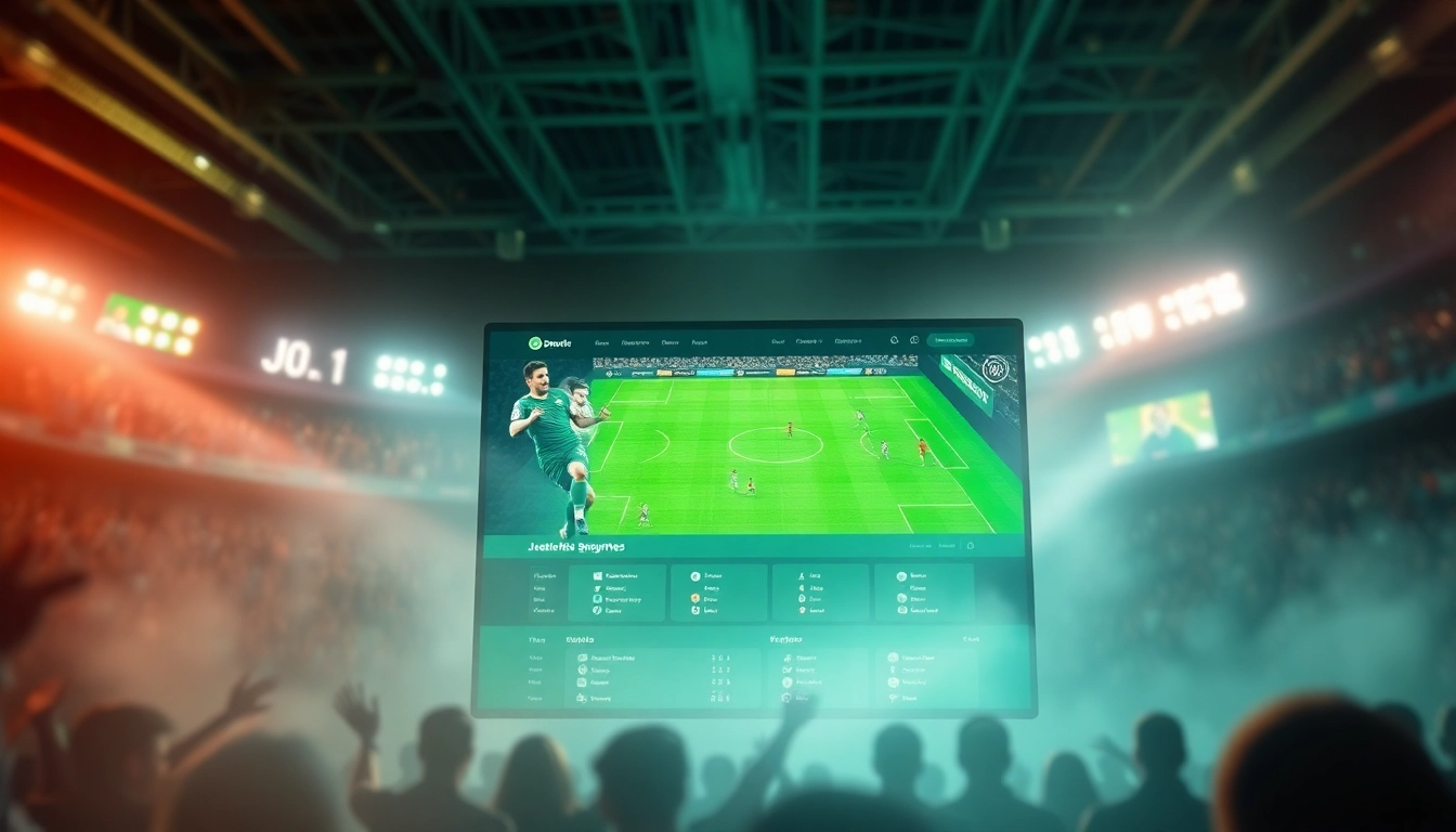 Experience live football streaming like never before with joemadfan.com, showcasing vibrant match visuals and user-friendly interface.