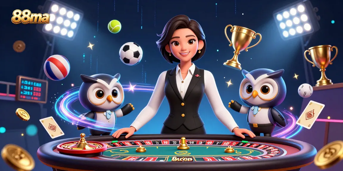 Engage in thrilling gameplay at 88ma with dynamic sports betting elements and interactive dealers.