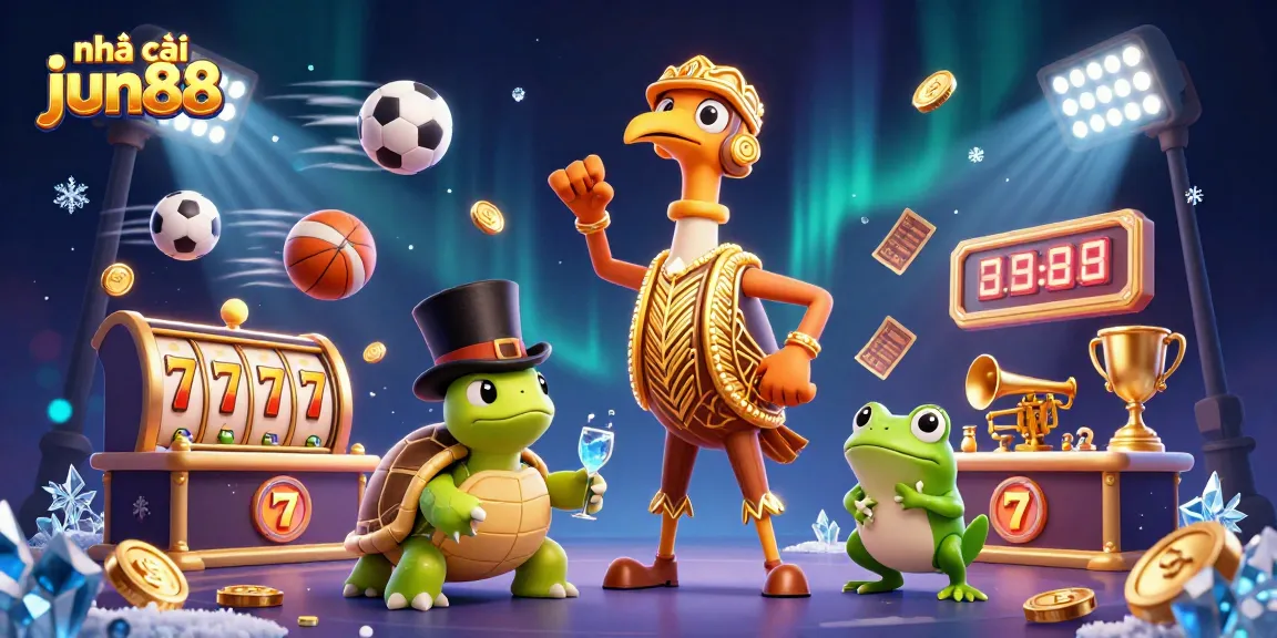 Experience an exciting game atmosphere with nhà cái jun88 featuring dynamic slot elements and vibrant characters.