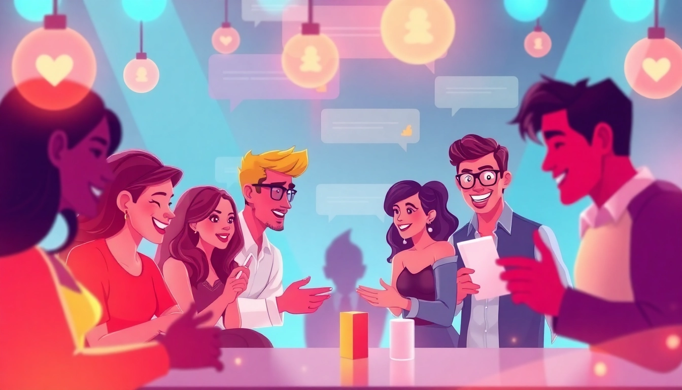 Engaging spicy chat characters in lively digital conversations.