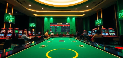 Engaging online gambling experience at ev88win.live showcasing modern gaming environments.